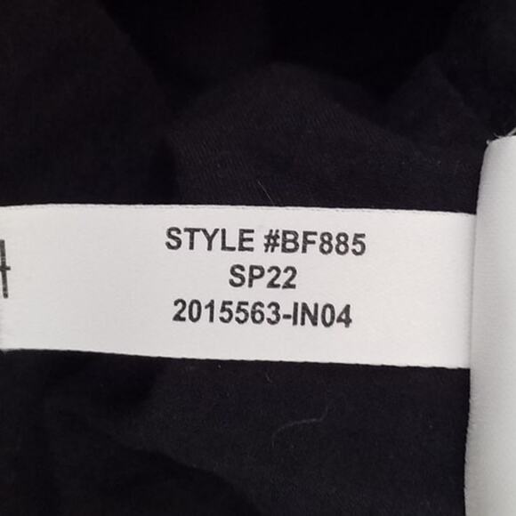 J.Crew Factory Eyelet Puff Sleeve Black Cotton Lined Dress with Pockets Size 0 - Picture 7 of 7